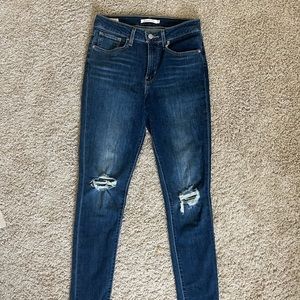 Levi's 721 high rise premium skinny jeans